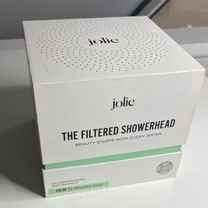 Jolie The Filtered Showerhead in brushed gold - New in Box